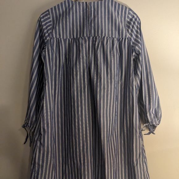 Wilfred X Aritzia Le Fou Striped Poplin Long Sleeve Dress Size XS - Picture 5 of 7